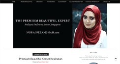 Desktop Screenshot of norainezamshah.com