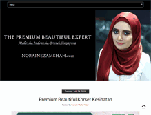 Tablet Screenshot of norainezamshah.com